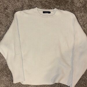 Cozy Women's White Crewneck Sweater